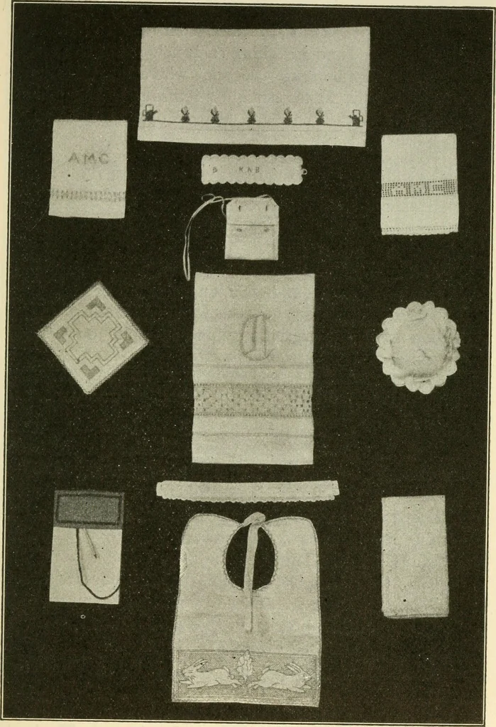 An illustration from Shelter and clothing; a textbook of the household arts, 1920, leaf 286