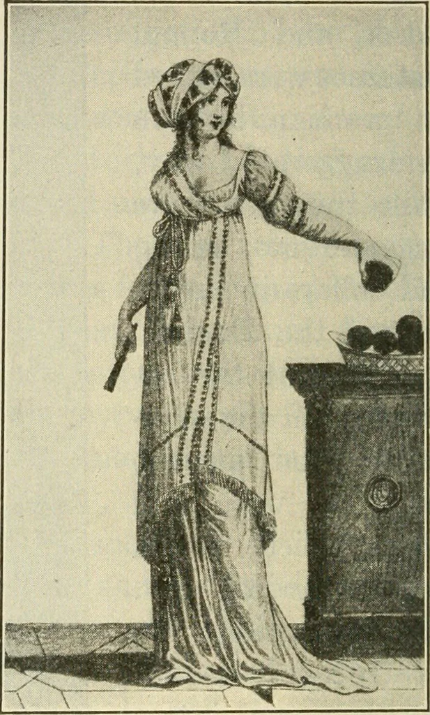 An illustration from Shelter and clothing; a textbook of the household arts, 1920, leaf 305