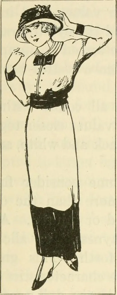 An illustration from Shelter and clothing; a textbook of the household arts, 1920, leaf 314