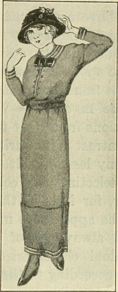 An illustration from Shelter and clothing; a textbook of the household arts, 1920, leaf 314