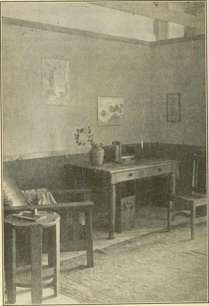An illustration from Shelter and clothing; a textbook of the household arts, 1920, leaf 99