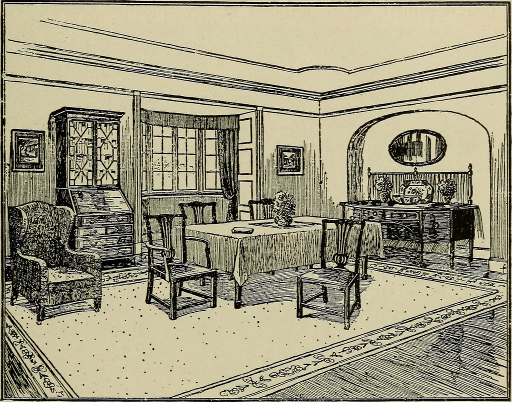 An illustration from Shelter and clothing; a textbook of the household arts, 1916, leaf 112