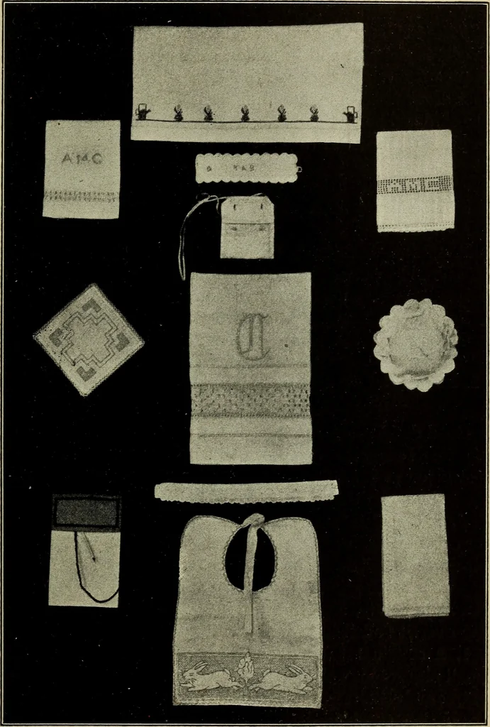 An illustration from Shelter and clothing; a textbook of the household arts, 1916, leaf 268