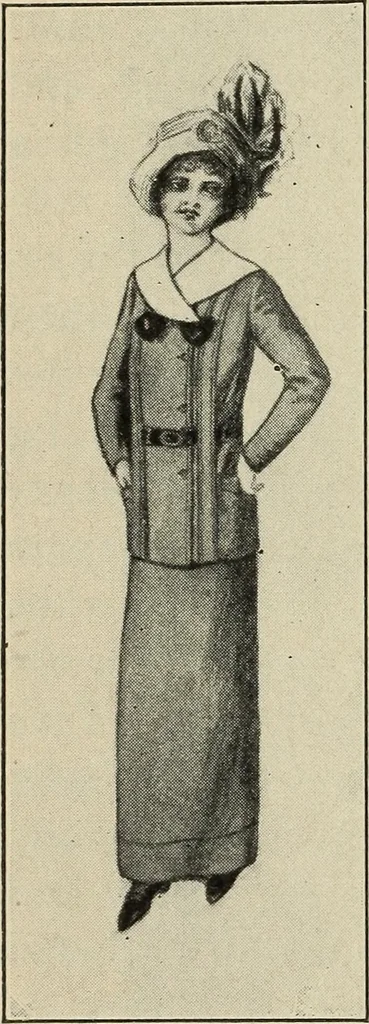 An illustration from Shelter and clothing; a textbook of the household arts, 1916, leaf 345