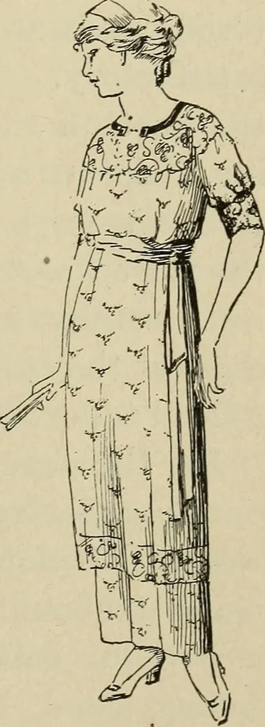 An illustration from Shelter and clothing; a textbook of the household arts, 1916, leaf 346