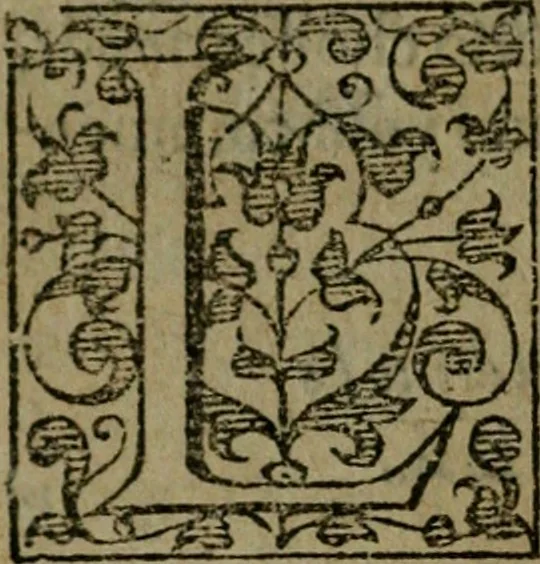 An illustration from The shepheards calender : conteyning twelue aeglogues, proportionable to the twelue moneths : entituled, to the noble and vertuous gentleman, most worthy of all tytles, both of learning and chiualrie, Maister Philip Sidney, 1597, leaf 13