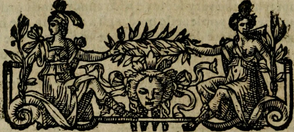 An illustration from The shepheards calender : conteining twelue æglogues proportionable to the twelue monthes : entituled, to the noble and vertuous gentleman, most worthie of all titles, both of learning and chiualry, Maister Philip Sidney, 1591, leaf 61