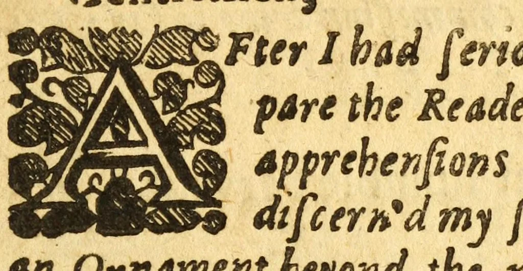 An illustration from The shepheard's paradise : a comedy : privately acted before the late King Charls by the Queen's Majesty, and ladies of honour, 1659, leaf 7