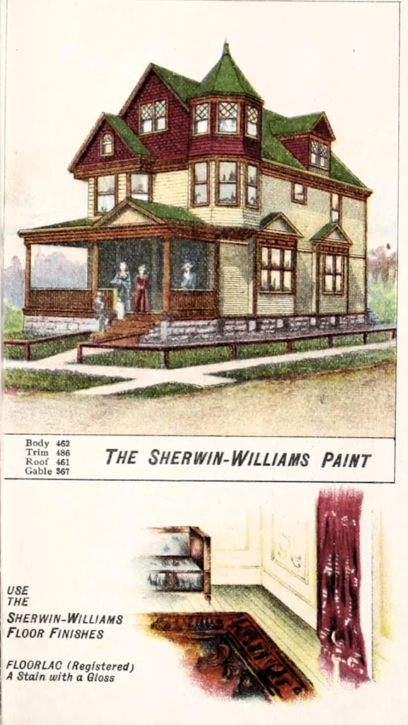 An illustration from The Sherwin-Williams paint., 1901, leaf 23