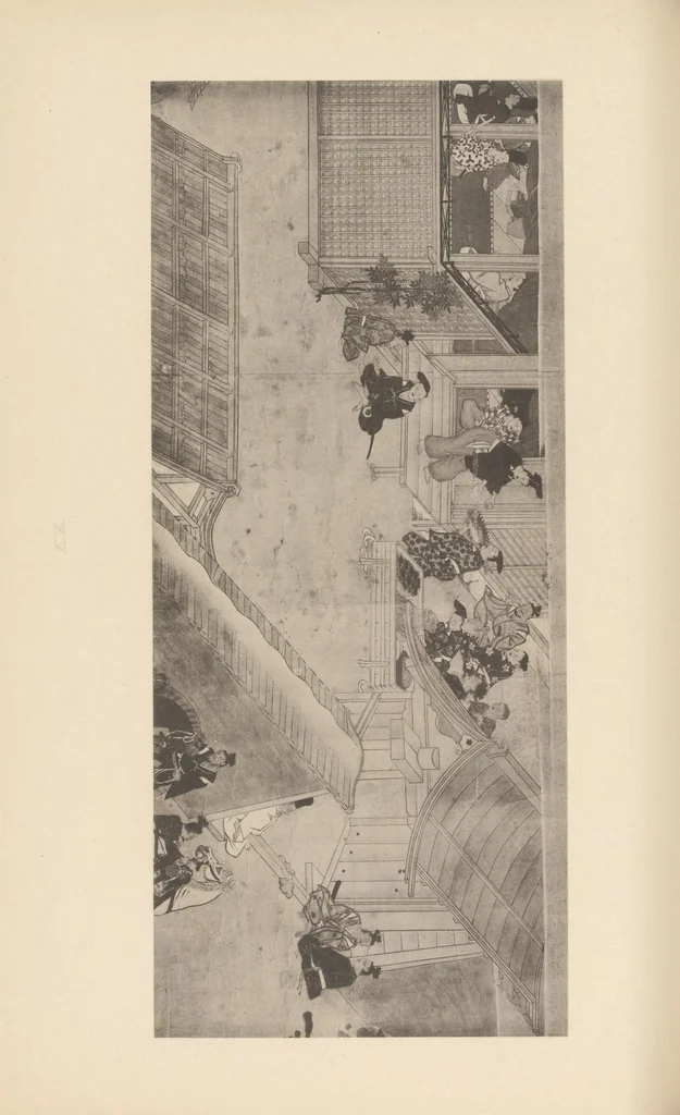 An illustration from Shinbi taikan, 1899, leaf 81