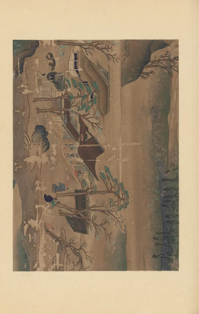 An illustration from Shinbi taikan, 1899, leaf 49