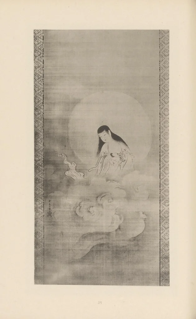 An illustration from Shinbi taikan, 1899, leaf 139