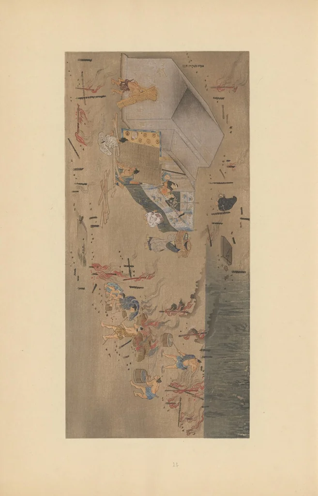 An illustration from Shinbi taikan, 1899, leaf 19