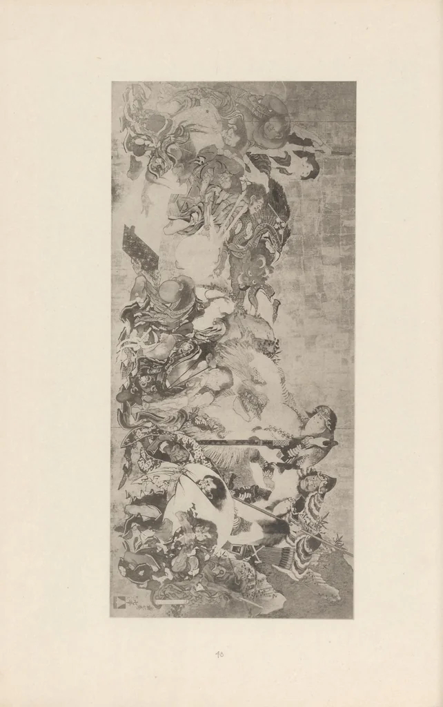 An illustration from Shinbi taikan, 1899, leaf 191