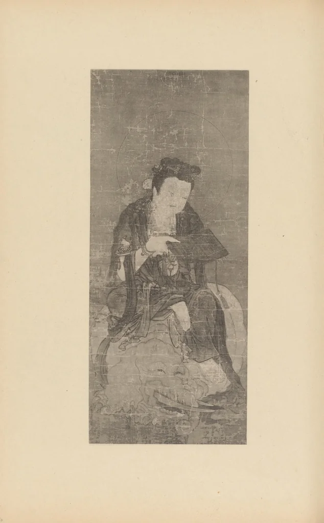 An illustration from Shinbi taikan, 1899, leaf 55