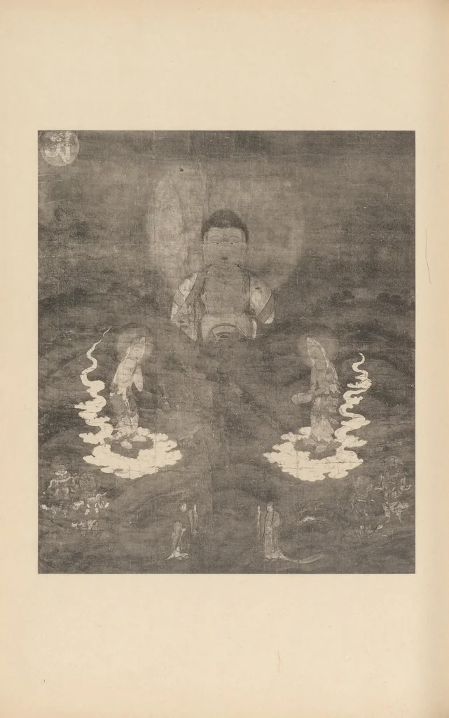 An illustration from Shinbi taikan, 1899, leaf 77