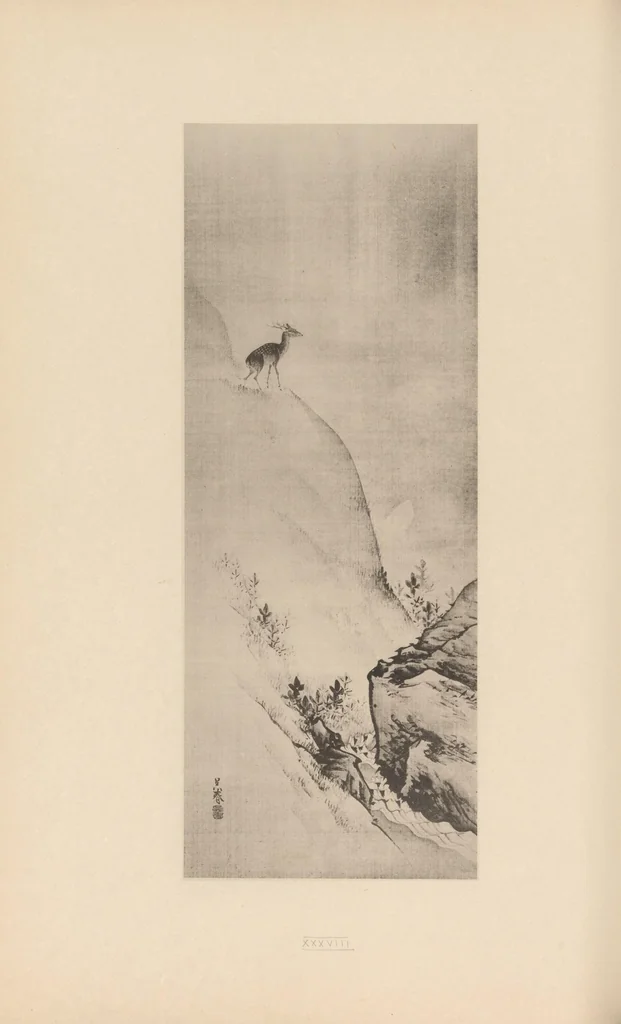 An illustration from Shinbi taikan, 1899, leaf 181