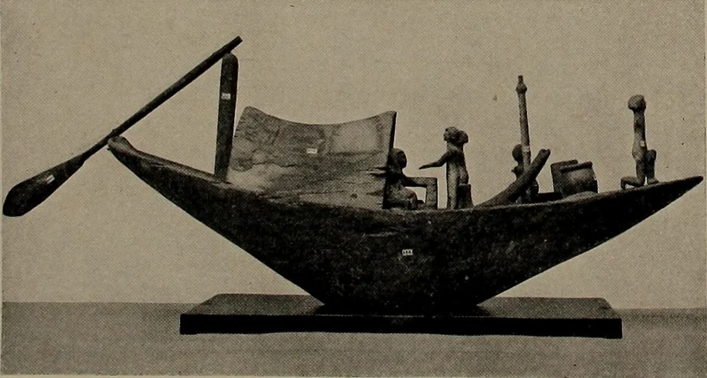 An illustration from Shipbuilding from its beginnings, 1913, leaf 10