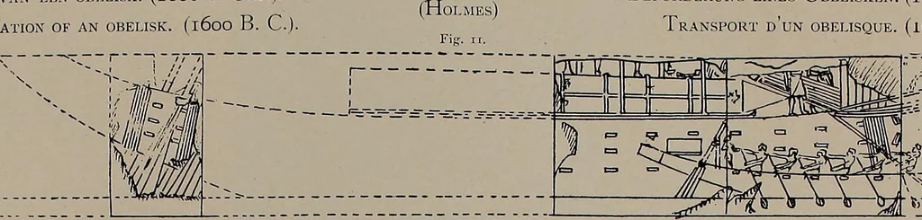 An illustration from Shipbuilding from its beginnings, 1913, leaf 11