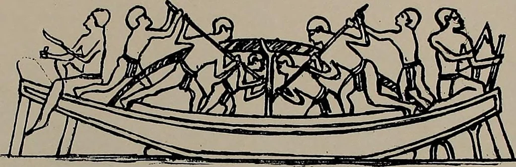 An illustration from Shipbuilding from its beginnings, 1913, leaf 11