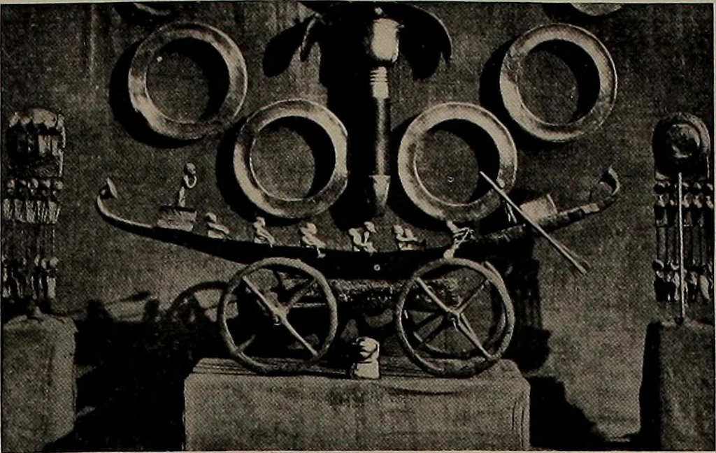 An illustration from Shipbuilding from its beginnings, 1913, leaf 12