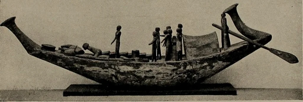 An illustration from Shipbuilding from its beginnings, 1913, leaf 12