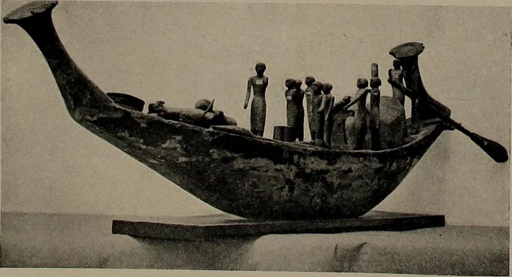 An illustration from Shipbuilding from its beginnings, 1913, leaf 12