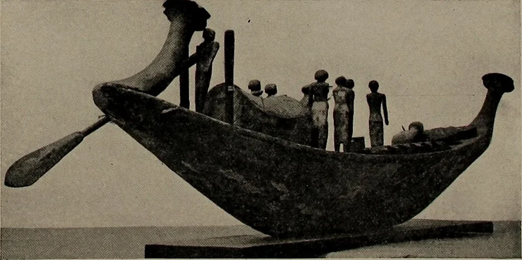 An illustration from Shipbuilding from its beginnings, 1913, leaf 12