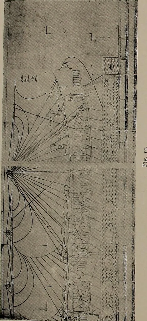 An illustration from Shipbuilding from its beginnings, 1913, leaf 13