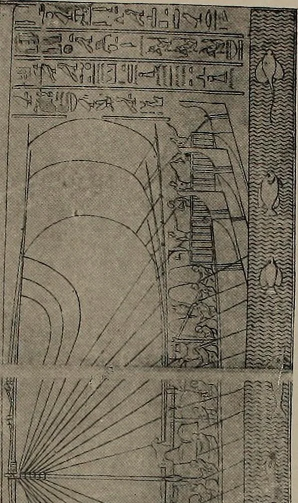 An illustration from Shipbuilding from its beginnings, 1913, leaf 13