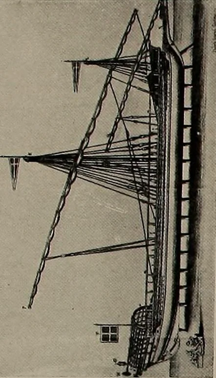 An illustration from Shipbuilding from its beginnings, 1913, leaf 18