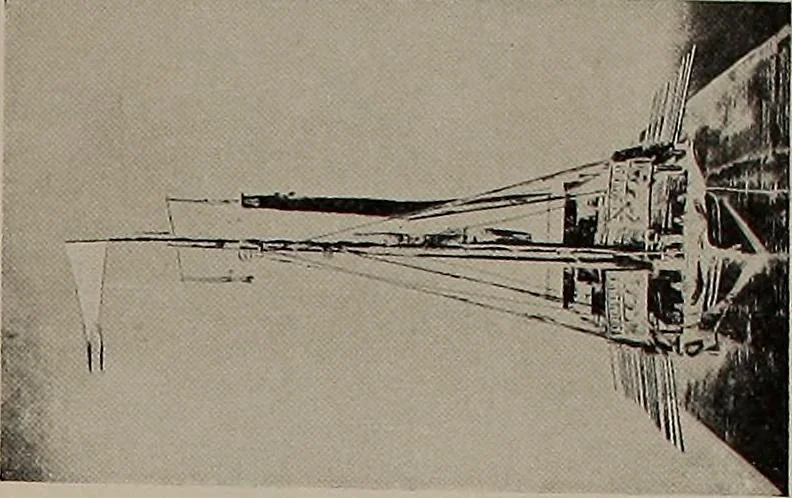 An illustration from Shipbuilding from its beginnings, 1913, leaf 18
