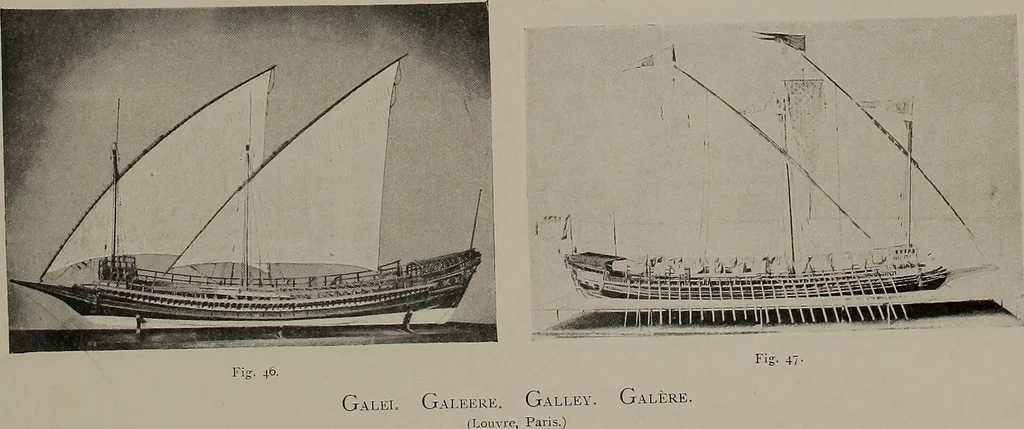 An illustration from Shipbuilding from its beginnings, 1913, leaf 19