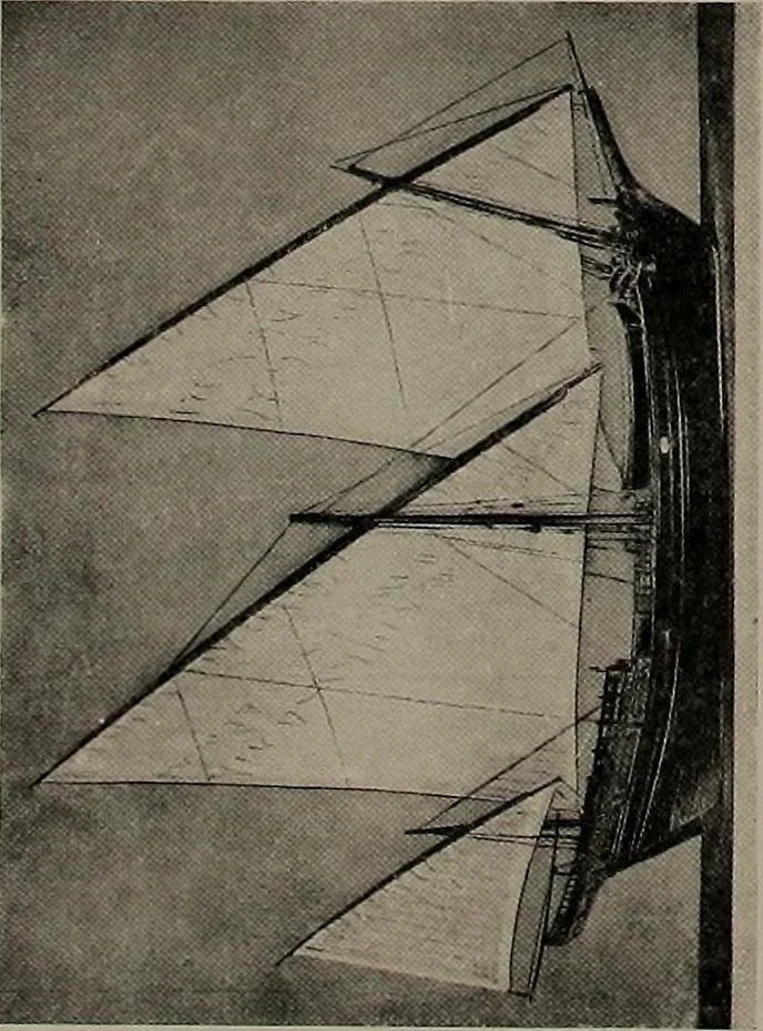 An illustration from Shipbuilding from its beginnings, 1913, leaf 20