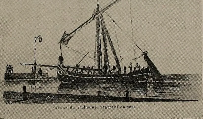 An illustration from Shipbuilding from its beginnings, 1913, leaf 21
