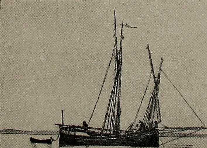 An illustration from Shipbuilding from its beginnings, 1913, leaf 21