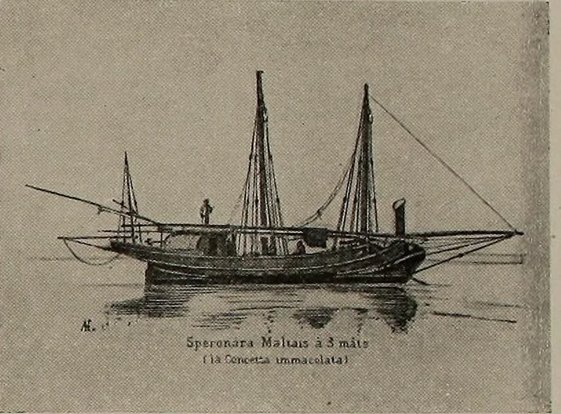 An illustration from Shipbuilding from its beginnings, 1913, leaf 21