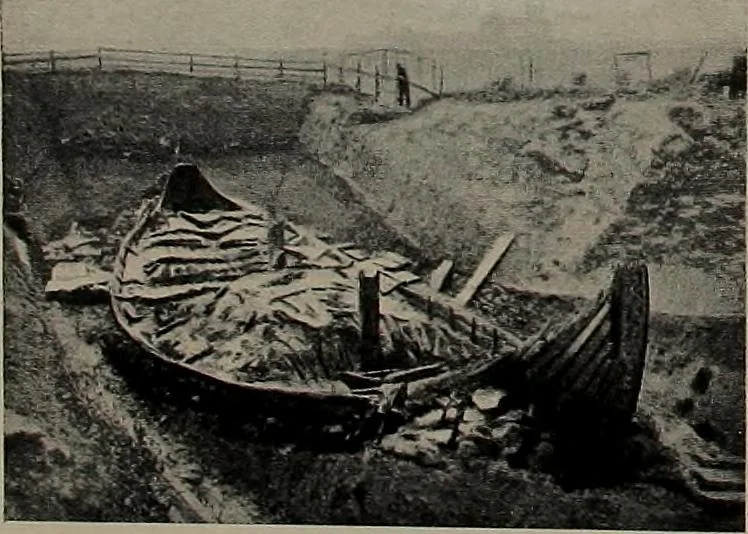 An illustration from Shipbuilding from its beginnings, 1913, leaf 25