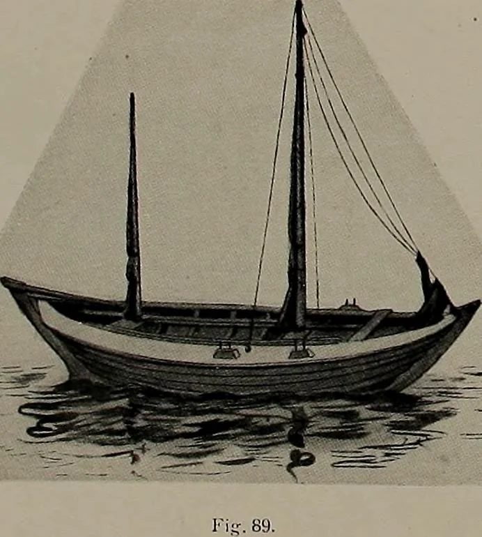 An illustration from Shipbuilding from its beginnings, 1913, leaf 28