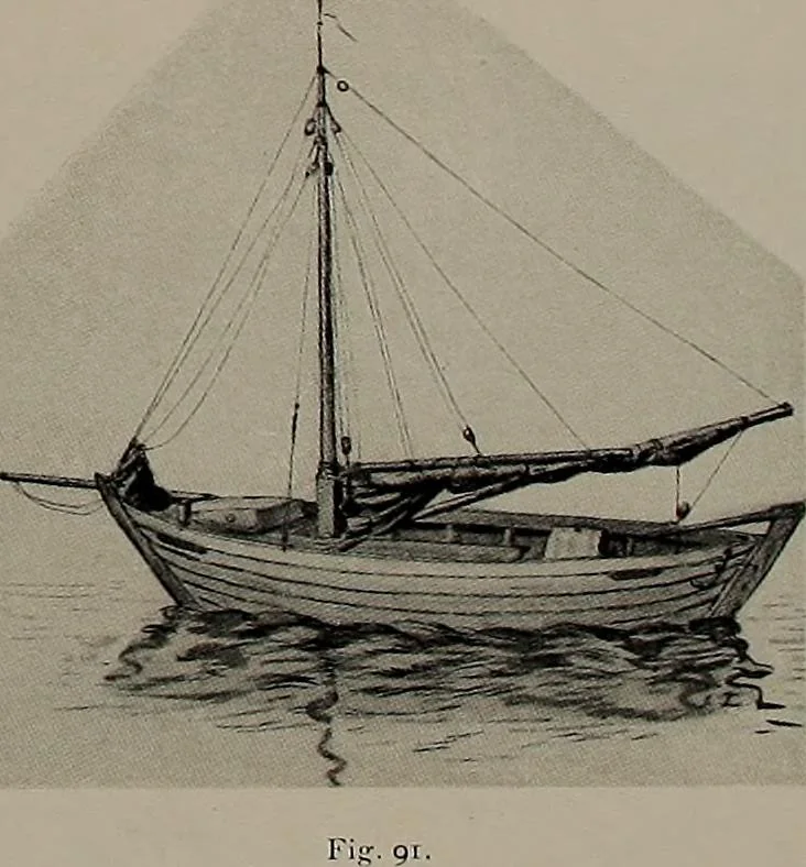 An illustration from Shipbuilding from its beginnings, 1913, leaf 28