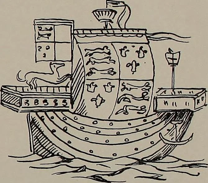 An illustration from Shipbuilding from its beginnings, 1913, leaf 30