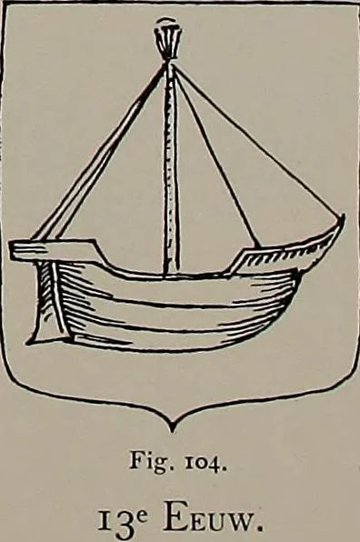 An illustration from Shipbuilding from its beginnings, 1913, leaf 30