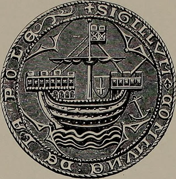 An illustration from Shipbuilding from its beginnings, 1913, leaf 31
