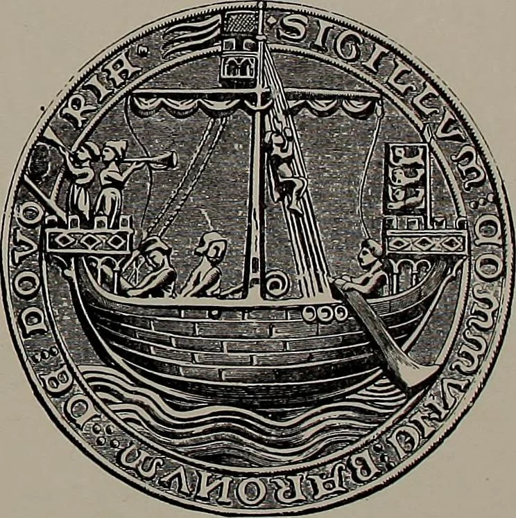 An illustration from Shipbuilding from its beginnings, 1913, leaf 31