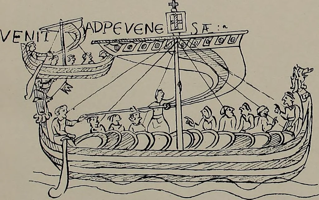 An illustration from Shipbuilding from its beginnings, 1913, leaf 32