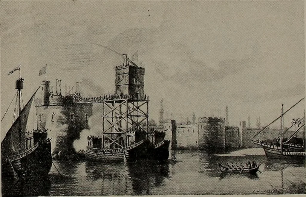 An illustration from Shipbuilding from its beginnings, 1913, leaf 33