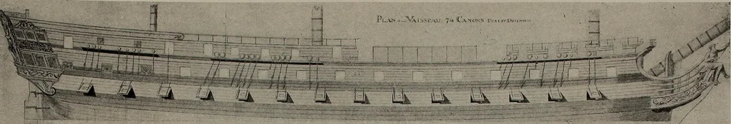 An illustration from Shipbuilding from its beginnings, 1913, leaf 49