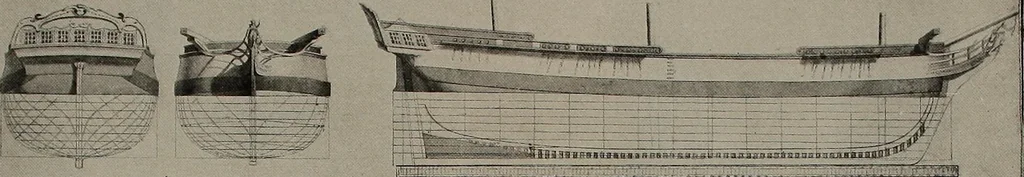 An illustration from Shipbuilding from its beginnings, 1913, leaf 51