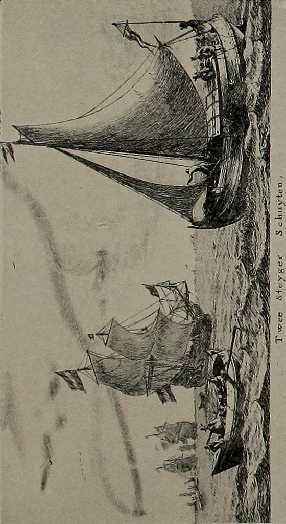 An illustration from Shipbuilding from its beginnings, 1913, leaf 55