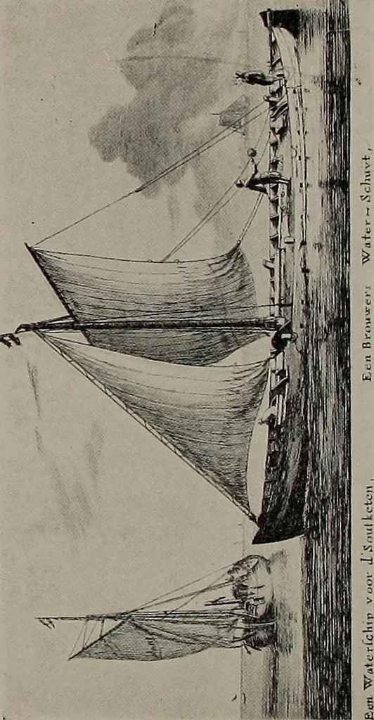 An illustration from Shipbuilding from its beginnings, 1913, leaf 55